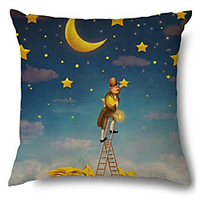 Double Side Cushion Cover 1PC Soft Decorative Square Throw Pillow Cover Cushion Case Pillowcase for Sofa Bedroom Superior Quality Machine Washable miniinthebox