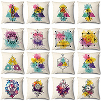 Double Side Cushion Cover 1PC Soft Decorative Square Throw Pillow Cover Cushion Case Pillowcase for Sofa Bedroom Superior Quality Machine Washable miniinthebox