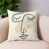 Double Side Cushion Cover 1PC Soft Decorative Square Throw Pillow Cover Cushion Case Pillowcase for Sofa Bedroom Superior Quality Machine Washable miniinthebox