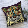 Double Side Cushion Cover 1PC Soft Decorative Square Throw Pillow Cover Cushion Case Pillowcase for Sofa Bedroom Superior Quality Machine Washable Scary Leopard miniinthebox