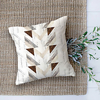 Double Side Cushion Cover 1PC Soft Geometric Decorative Square Pillowcase for Sofa bedroom Car Chair Superior Quality Outdoor Cushion for Patio Garden Farmhouse Bench Couch miniinthebox