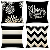 Double Side Cushion Cover 4PC Soft Decorative Square Throw Pillow Cover Cushion Case Pillowcase for Sofa Bedroom Superior Quality Machine Washable miniinthebox
