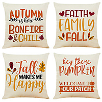 Double Side Cushion Cover 4PC Soft Decorative Square Throw Pillow Cover Cushion Case Pillowcase for Sofa Bedroom Superior Quality Machine Washable miniinthebox
