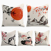 Double Side Cushion Cover 5PC Linen Soft Decorative Square Throw Pillow Cover Cushion Case Pillowcase for Sofa Bedroom Superior Quality Machine Washable miniinthebox
