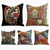 Double Side Cushion Cover 5PC Linen Soft Decorative Square Throw Pillow Cover Cushion Case Pillowcase for Sofa Bedroom Superior Quality Machine Washable miniinthebox