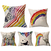 Double Side Cushion Cover 5PC Soft Decorative Square Throw Pillow Cover Cushion Case Pillowcase for Sofa Bedroom Livingroom Outdoor Superior Quality Machine Washable Outdoor Cushion for Sofa Couch Bed Chair miniinthebox