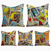 Double Side Cushion Cover 5PC Soft Decorative Square Throw Pillow Cover Cushion Case Pillowcase for Sofa Bedroom Superior Quality Machine Washable miniinthebox
