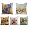 Double Side Cushion Cover 5PC Soft Decorative Square Throw Pillow Cover Cushion Case Pillowcase for Sofa Bedroom Superior Quality Machine Washable miniinthebox