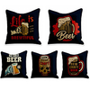 Double Side Cushion Cover 5PC Soft Decorative Square Throw Pillow Cover Cushion Case Pillowcase for Sofa Bedroom Superior Quality Machine Washable miniinthebox
