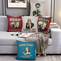 Double Side Cushion Cover 5PC Soft Decorative Square Throw Pillow Cover Cushion Case Pillowcase for Sofa Bedroom Superior Quality Machine Washable miniinthebox