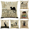 Double Side Cushion Cover 6PC Soft Decorative Square Throw Pillow Cover Cushion Case Pillowcase for Sofa Bedroom Superior Quality Machine Washable miniinthebox
