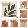 Double Side Cushion Cover 6PC Soft Decorative Square Throw Pillow Cover Cushion Case Pillowcase for Sofa Bedroom Superior Quality Machine Washable miniinthebox