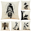 Double Side Cushion Cover 6PCS Soft Decorative Square Throw Pillow Cover Cushion Case Pillowcase for Sofa Bedroom Superior Quality Machine Washable miniinthebox