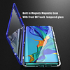 Double sided Glass Magnetic Case for Huawei P50 Pro P40 P30 Lite Pro nova 8 Pro Clear 360 Protection Mobile Phone Case Metal Magnet Adsorption Protective Case for Huawei Mate 40 30 20 Pro miniinthebox