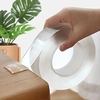 Double Sided Tape Tape Waterproof Wall Tape Reusable Heat Resistant Bathroom Home Decoration Tapes Transparent Strips Transparent Tape Poster Carpet Tape for Paste Items, Household 3200cm(179in) miniinthebox