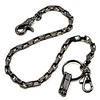 doublek square strong biker key jean wallet chain (20) blk cs2120blk
