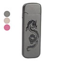 Dragon Pattern Metal Gas Lighter (Assorted Colors)
