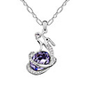 Dragon Play Pearl Pattern Fashion Crystal Necklace