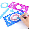 Drawing Toy Spirograph Design Set Plastic Metal Hand-made Child