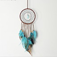 Dream Catchers with Handmade Traditional String Natural Color for Boy and Girl
