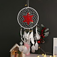 Dream Catchers with Handmade Traditional String Natural Color for Boy and Girl