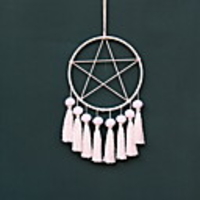 Dream Catchers with Handmade Traditional String Natural Color for Boy and Girl