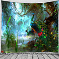 Dream Forest Pattern Tapestry Wall Hanging Tapestry Wall Carpet Wall Art Wall Decoration Tapestry Wall Decoration