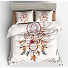 Dreamcatcher and Licorne Series 3D Print 3-Pieces Duvet Cover Set Hotel Bedding Sets Comforter Cover with Soft Lightweight Microfiber(Include 1 Duvet Cover and 1 or 2 Pillowcases)