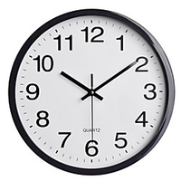 dreamsky 12 large wall clock,  battery operated non-ticking quartz analogy wall clocks for kitchen bedroom living room. miniinthebox