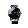 Dress Watch Quartz Creative Digital White Black / PU Leather