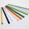 Drinkware Straws Mouth Blow High Born Glass Portable Random color 20cm