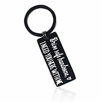 drive safe keychain i need you here with me trucker husband valentine