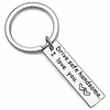 drive safe keychain stainless steel keyrings gifts for husband boyfriend dad valentines day father