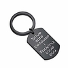 driver keychain drive safe because i love you trucker husband gift new driver gift (driver black)