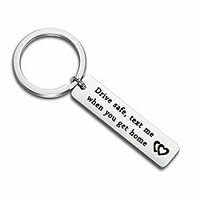 driver keychain drive safe text me when you get home sweet 16 gift trucker husband boyfriend gift new driver gift (drive safe text me)