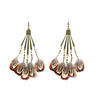 Drop Earrings Feather Earrings Jewelry Brown / Depression Pink For Wedding Party Halloween Daily Casual Sports