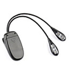 Dual Arm 4 LED Flexible Stand Book Laptop Light Lamp