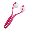 Dual Ball Blood Circulation Promote Face Rolling Massager Pink