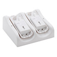 Dual Charging Dock with 2 Rechargeable Batteries for Wii (600mAh,  White)