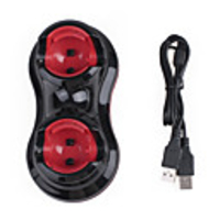 Dual Charging Station for PS3 Move Navigation Controller (Black/Red)