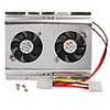 Dual Fans Hard Drive Cooling Attachment