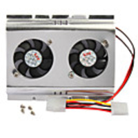 Dual Fans Hard Drive Cooling Attachment