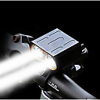 Dual LED Bike Light Front Bike Light Headlight LED Bicycle Cycling Waterproof Multiple Modes Super Bright Portable Rechargeable Li-Ion Battery 1600 lm Rechargeable Batteries White Camping / Hiking