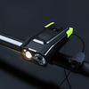 Dual LED Bike Light Front Bike Light Safety Light Bike Horn Light 5mm Lamp LED Mountain Bike MTB Bicycle Cycling Waterproof Super Brightest Portable Warning Li-polymer 4000 lm Built-in Li-Battery