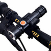 Dual LED Bike Light LED Flashlights / Torch Front Bike Light Headlight Bicycle Cycling Multiple Modes Super Bright Portable Adjustable 18650 1000 lm Rechargeable Chargeable USB White Camping / Hiking