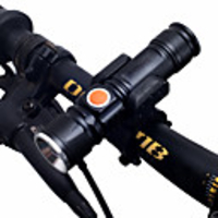 Dual LED Bike Light LED Flashlights / Torch Front Bike Light Headlight Bicycle Cycling Multiple Modes Super Bright Portable Adjustable 18650 1000 lm Rechargeable Chargeable USB White Camping / Hiking
