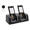 Dual LED Charging Dock with 2 Rechargeable Batteries for Wii (500mAh,  Assorted Colors)