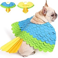 Dual-Purpose Pet Costume Snuffle Mat for Small-Medium Dogs Cats,  Dog Funny Bird Wings Clothing for Halloween,  Cosplay Dress Up Holiday Wear,  Dog Nose-Work Feeding and Training Pads Foraging Toys miniinthebox