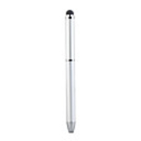 Dual Touch Tip Touch Screen Stylus for iPad iPhone Sliver