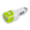 Dual USB Car Charger VC005 with iPhone 4 Cable 1.2 m for iPhone,  iPad and More (MFi License,  Assorted Colors)
